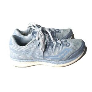 Saucony Liberty ISO Running Shoes Women's Size 8 Fog Blue